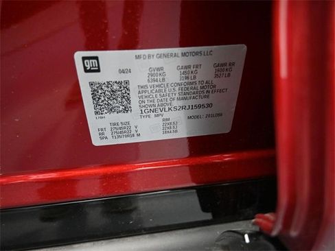 Used 2024 Chevrolet Traverse RS w/ LPO, Floor Liner Package image 19