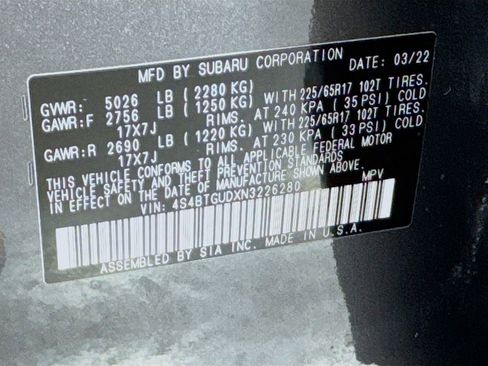 Certified 2022 Subaru Outback Wilderness image 42