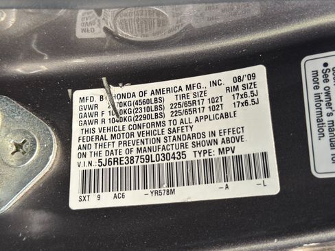 Used 2009 Honda CR-V EX-L image 38