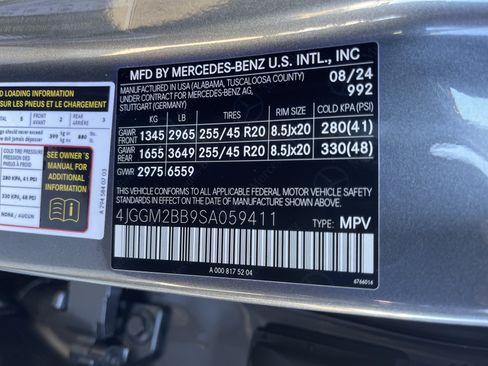 Certified 2025 Mercedes-Benz EQE 350+ SUV image 37