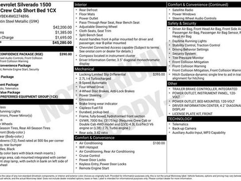 Used 2021 Chevrolet Silverado 1500 Custom w/ Safety Confidence Package image 4