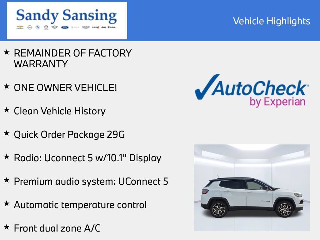 Used 2025 Jeep Compass Limited AWD/4WD image 8