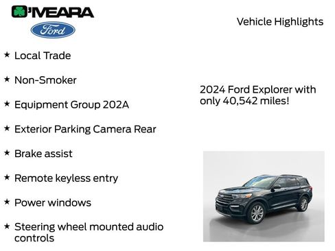 Used 2024 Ford Explorer XLT w/ Equipment Group 202A AWD/4WD image 8