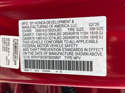 Used 2026 Honda Passport RTL image 22