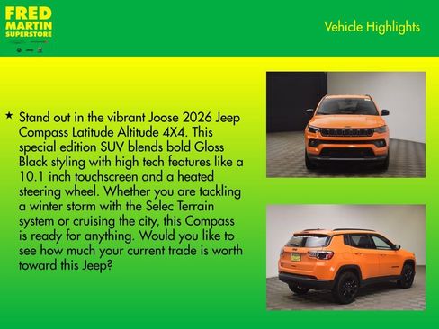 New 2026 Jeep Compass Latitude image 6