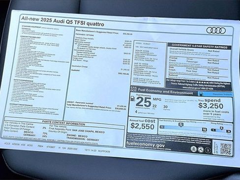 New 2025 Audi Q5 2.0T Premium image 14