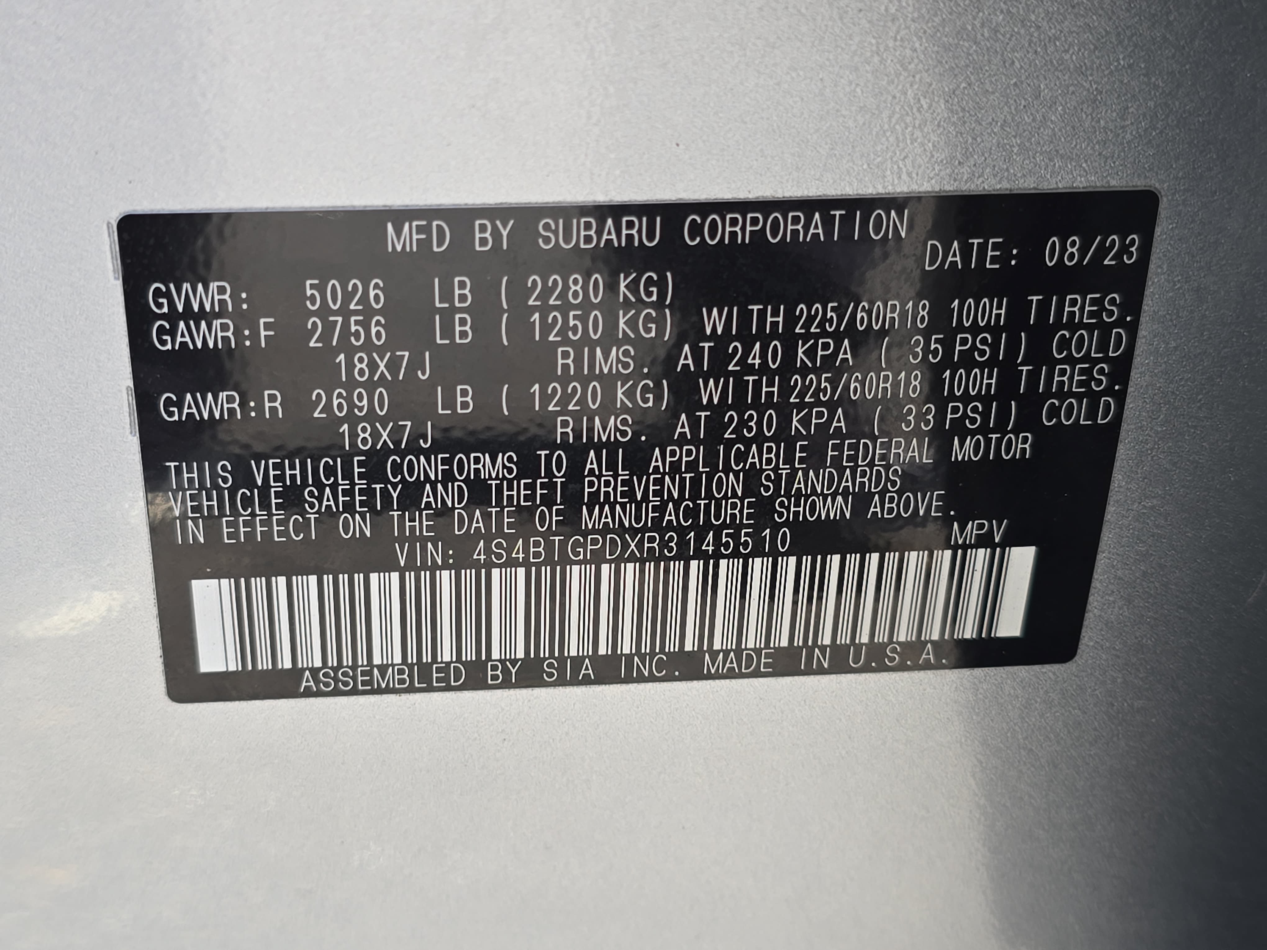 Used 2024 Subaru Outback Touring XT AWD/4WD image 36