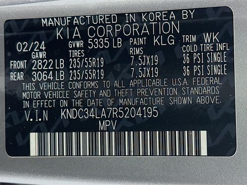 Used 2024 Kia EV6 Wind w/ Wind Technology Package RWD image 12