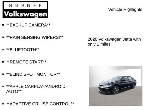 New 2026 Volkswagen Jetta Sport FWD image 7