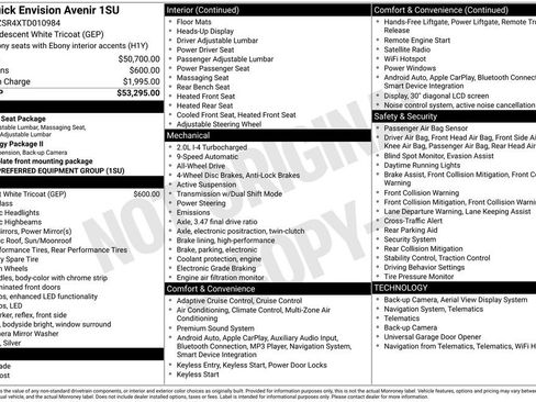 New 2026 Buick Envision Avenir image 6