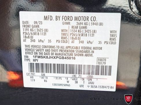 Used 2023 Ford Explorer Timberline AWD/4WD image 49