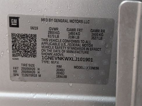 Used 2020 Chevrolet Traverse High Country w/ LPO, Floor Liner Package image 39