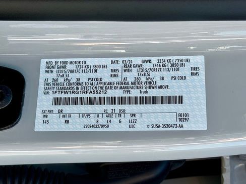 Used 2024 Ford F150 Raptor AWD/4WD image 24