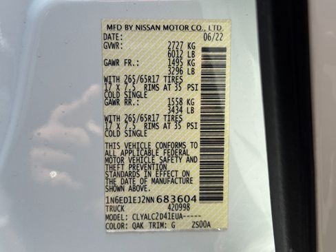 Used 2022 Nissan Frontier SV RWD image 39