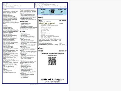 Used 2015 Jeep Grand Cherokee Laredo w/ Quick Order Package 23E AWD/4WD image 2