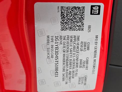 New 2026 Chevrolet Corvette Stingray Preferred Conv w/ Z51 Performance Package image 17