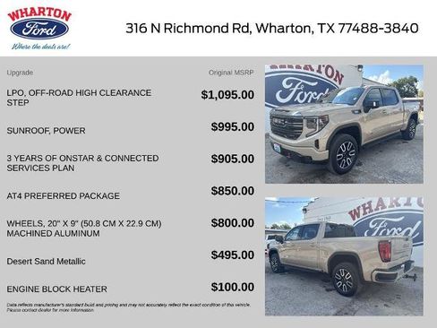 Used 2022 GMC Sierra 1500 AT4 w/ AT4 Preferred Package AWD/4WD image 2