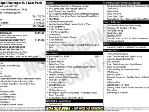 Used 2021 Dodge Challenger R/T Scat Pack w/ Plus Package RWD image 27