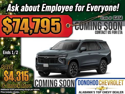 New 2026 Chevrolet Tahoe RST image 1