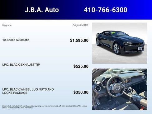 Certified 2024 Chevrolet Camaro LT RWD image 5