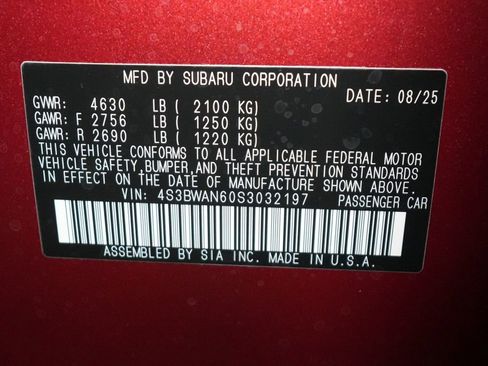 New 2025 Subaru Legacy Limited image 42