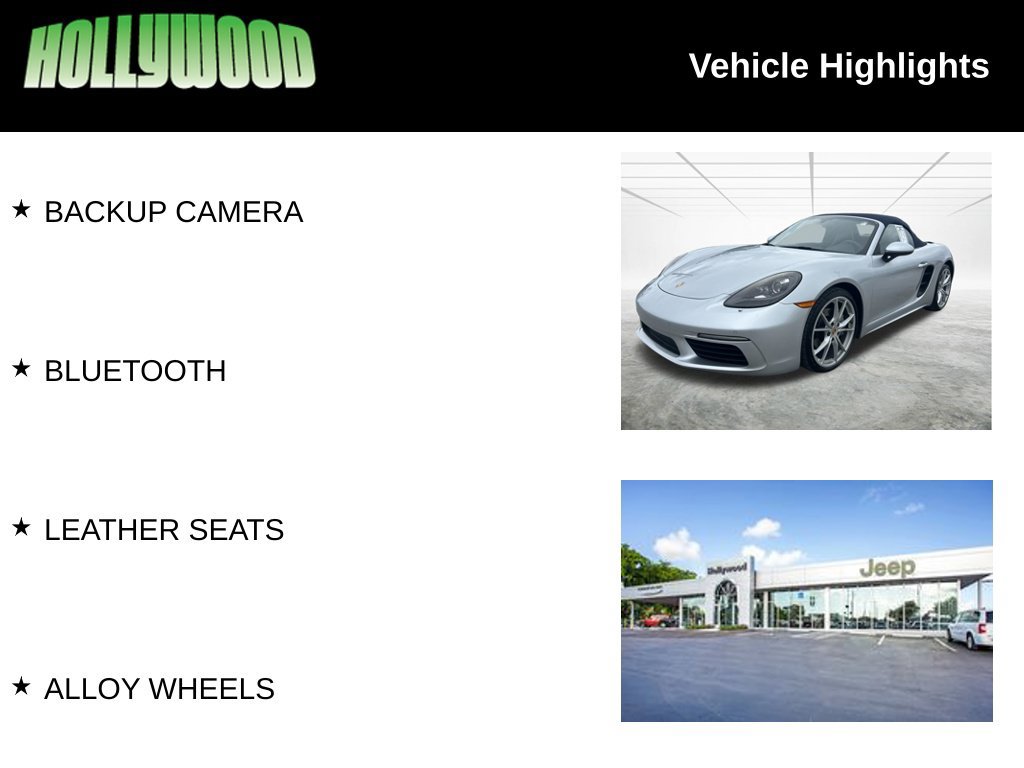 Used 2018 Porsche 718 Boxster RWD image 3