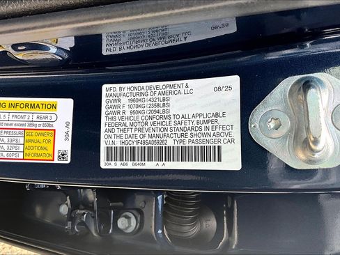 Used 2025 Honda Accord SE image 35