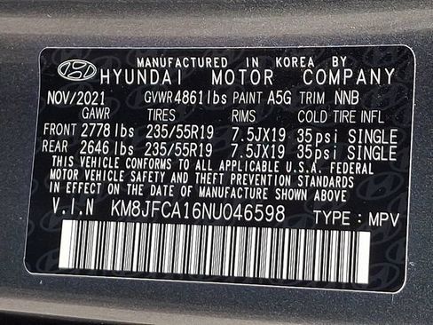 Used 2022 Hyundai Tucson SEL AWD/4WD image 29
