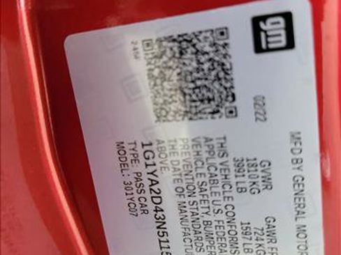 Used 2022 Chevrolet Corvette Stingray Coupe w/ Battery Protection Package image 21