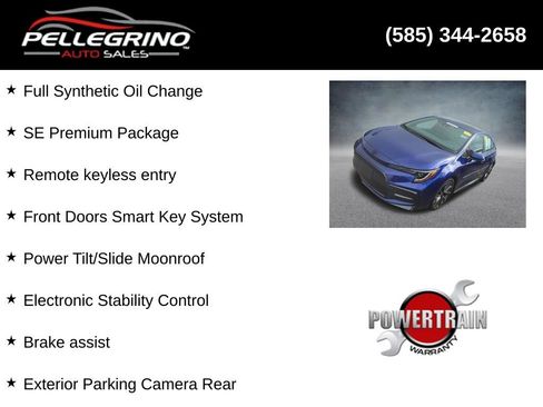 Used 2021 Toyota Corolla SE w/ SE Premium Package FWD image 2