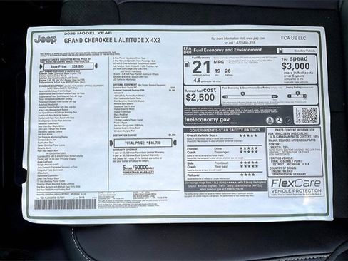New 2025 Jeep Grand Cherokee L Altitude image 20
