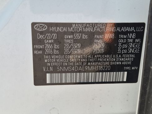 Used 2021 Hyundai Santa Fe Limited AWD/4WD image 34
