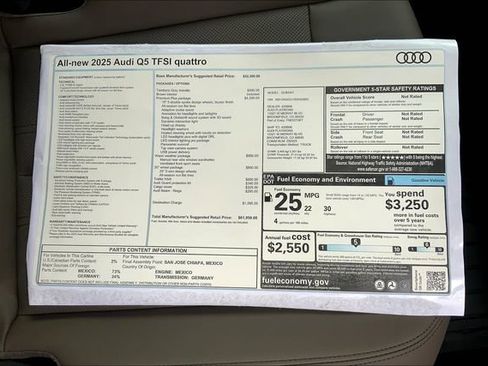 New 2025 Audi Q5 2.0T Premium Plus image 13