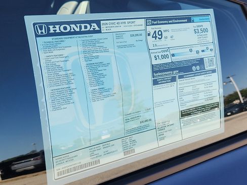 New 2026 Honda Civic Sport image 18