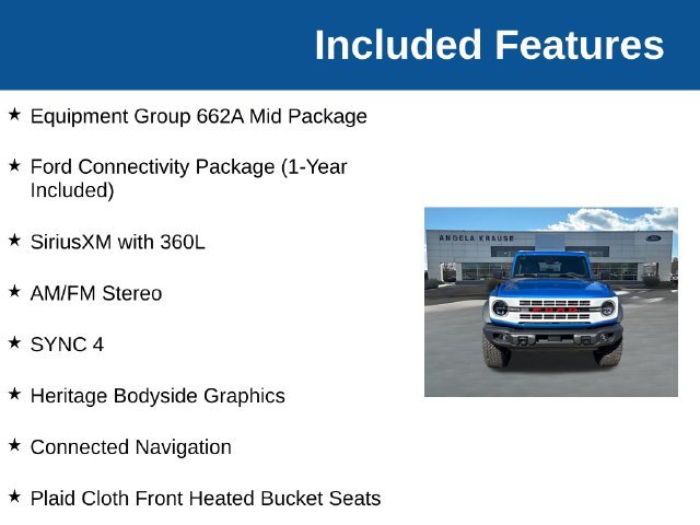 New 2026 Ford Bronco Heritage Edition AWD/4WD image 4