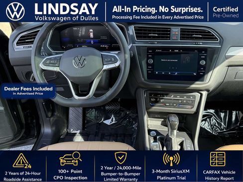 Used 2024 Volkswagen Tiguan SE w/ Panoramic Sunroof Package AWD/4WD image 11