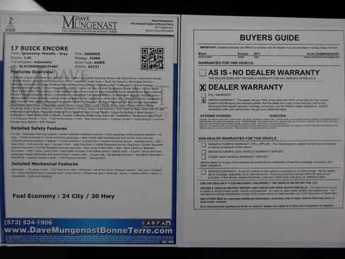 Used 2017 Buick Encore Essence w/ Experience Buick Package image 21