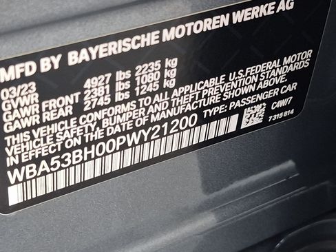 Certified 2023 BMW 530i w/ Premium Package RWD image 35