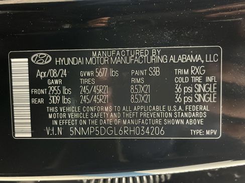 Used 2024 Hyundai Santa Fe Calligraphy AWD/4WD image 30