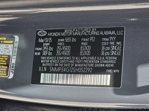 Used 2025 Hyundai Santa Fe Limited FWD image 32