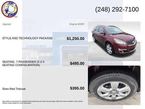 Used 2017 Chevrolet Traverse LT w/ Style and Technology Package FWD image 5