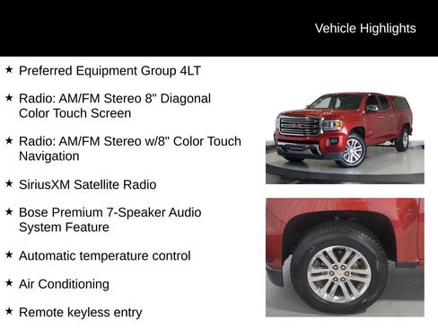 Used 2016 GMC Canyon SLT AWD/4WD image 7