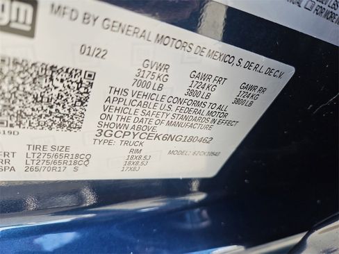 Used 2022 Chevrolet Silverado 1500 Custom Trail Boss w/ Safety Confidence Package image 15