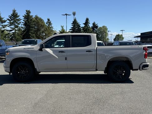 New 2026 Chevrolet Silverado 1500 Custom w/ Turbomax Blackout Package AWD/4WD image 2