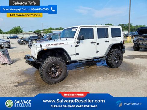Used 2015 Jeep Wrangler Unlimited Rubicon w/ Connectivity Group AWD/4WD image 1
