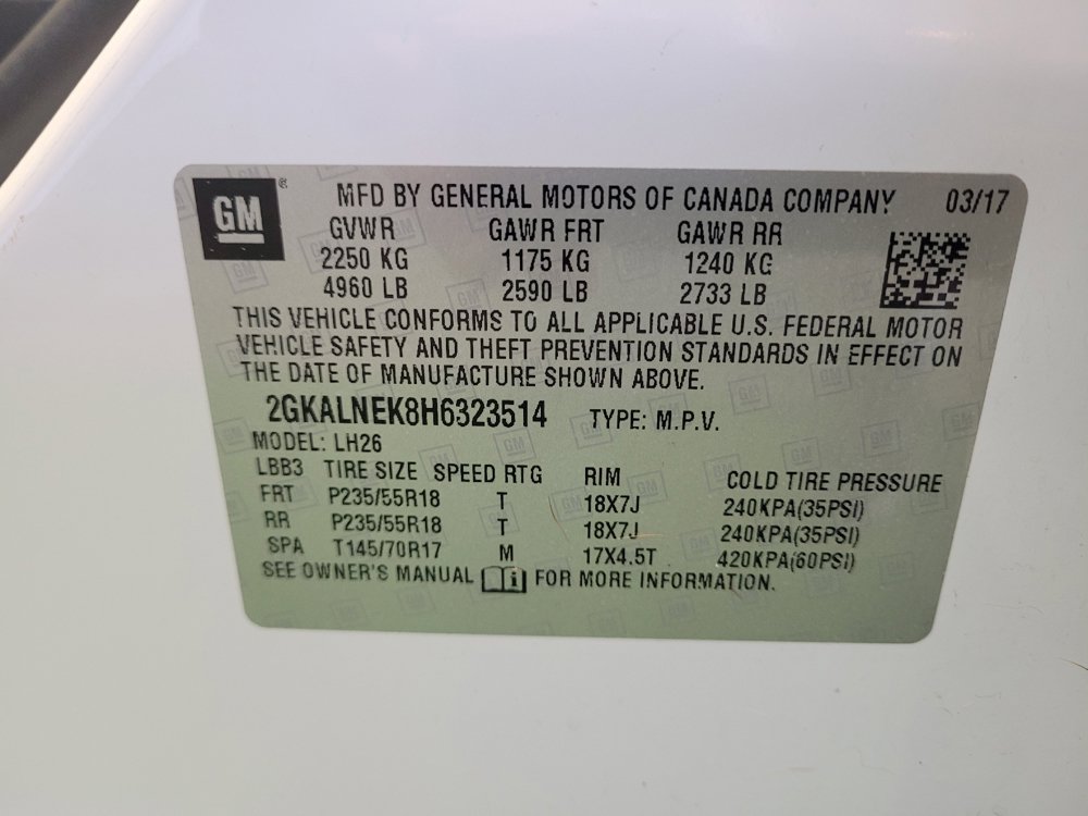 Used 2017 GMC Terrain SLE w/ Chrome Edition FWD image 33