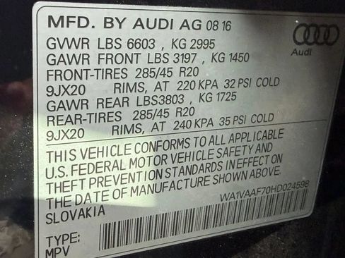 Used 2017 Audi Q7 3.0T Prestige w/ Prestige Package AWD/4WD image 32