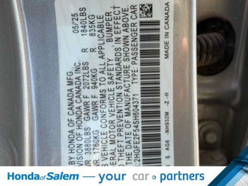 Used 2025 Honda Civic Sport image 21