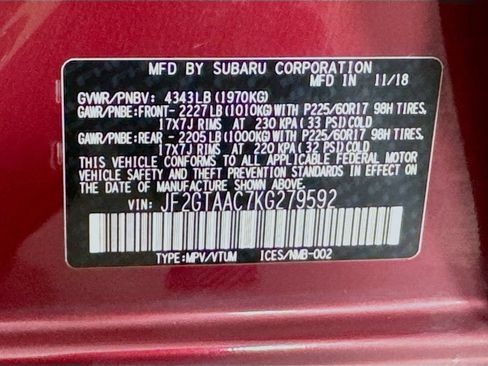 Used 2019 Subaru Crosstrek 2.0i AWD/4WD image 38