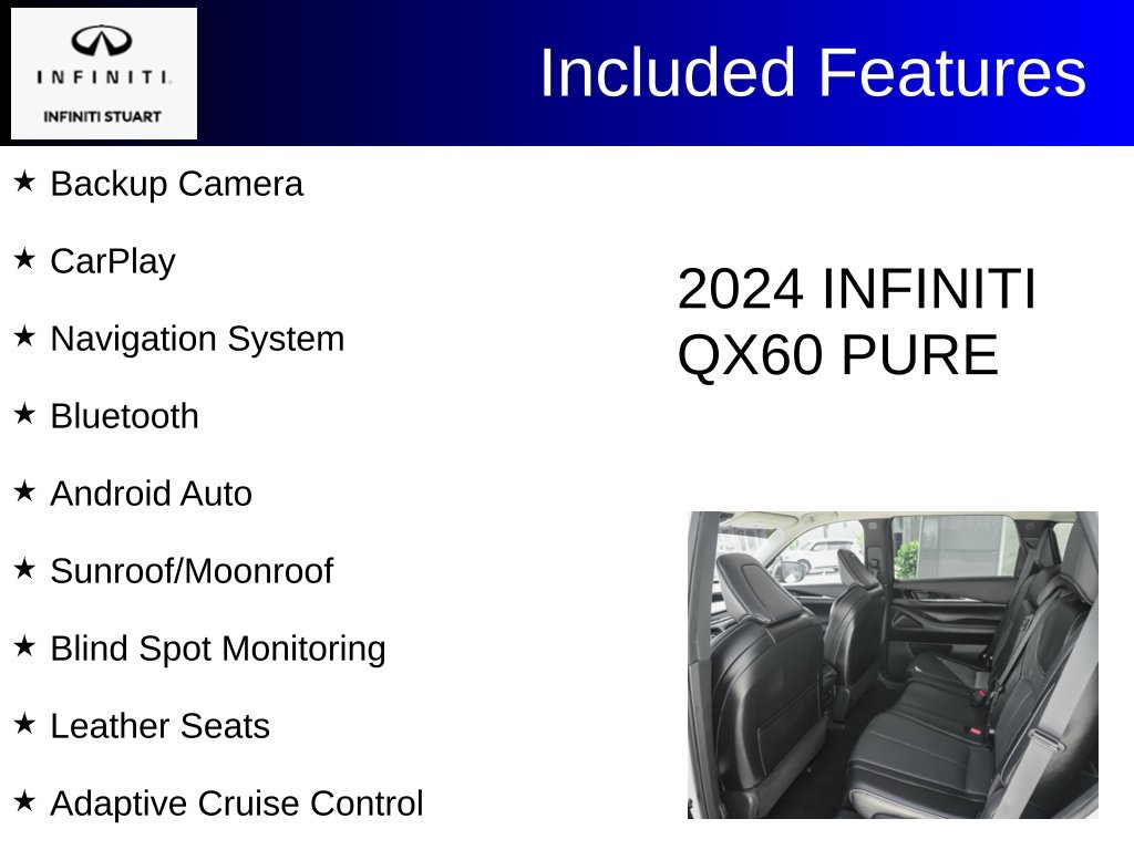 Certified 2024 INFINITI QX60 Pure FWD image 2